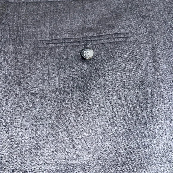 Theory Calvin C Size 8 Wool Blend Wide Leg Dress Pant Gray NWT - Picture 8 of 10